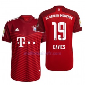 Maillot de Foot FC Bayern Munich Alphonso Davies 19 Domicile 2021-22